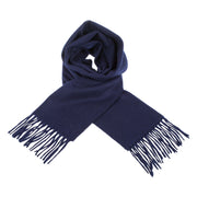 Edinburgh Cashmere Scarf Navy - Heritage Of Scotland - NAVY