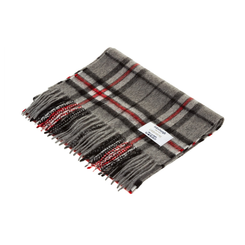 Edinburgh Cashmere Scarf Thomson Grey - Heritage Of Scotland - THOMSON GREY
