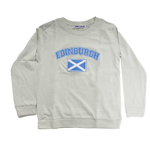 Edinburgh Kids Long Sleeve T-Shirt - Heritage Of Scotland - NA