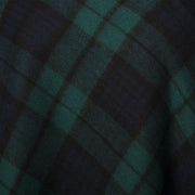 Edinburgh Lambswool Long Tartan Cape Black Watch - Heritage Of Scotland - BLACK WATCH