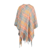 Edinburgh Lambswool Long Tartan Cape Buchanan Antique - Heritage Of Scotland - BUCHANAN ANTIQUE