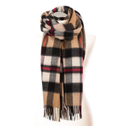 Edinburgh Lambswool Stole Exploded Thomson Camel - Heritage Of Scotland - EXPLODED THOMSON CAMEL