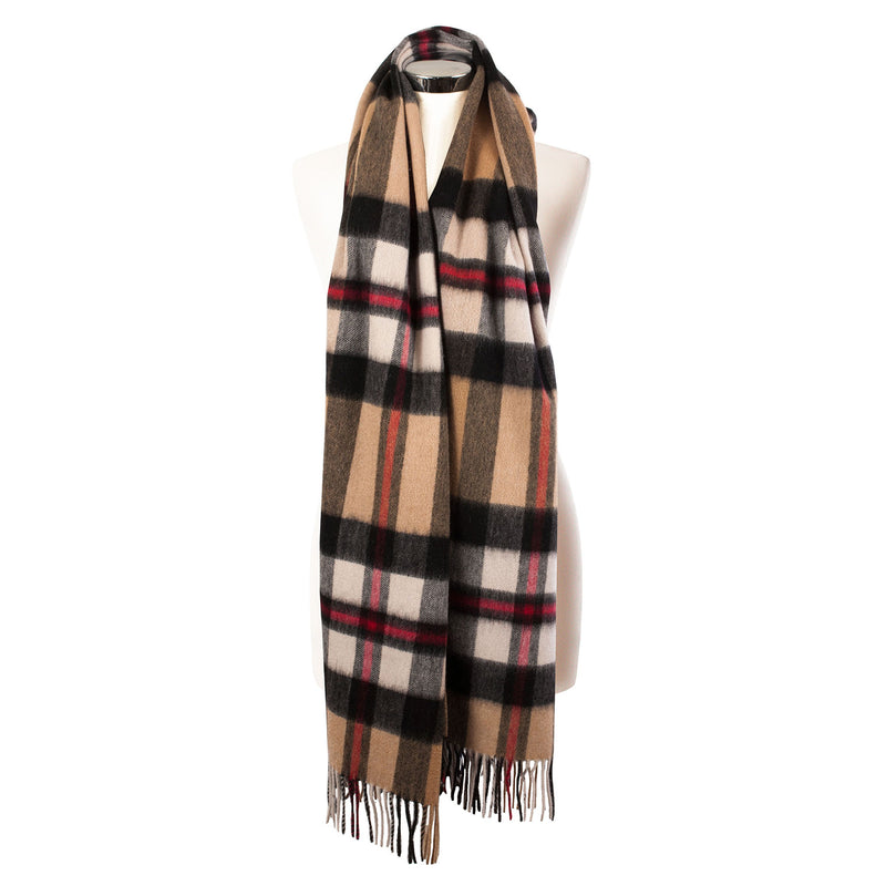 Edinburgh Lambswool Stole Exploded Thomson Camel - Heritage Of Scotland - EXPLODED THOMSON CAMEL