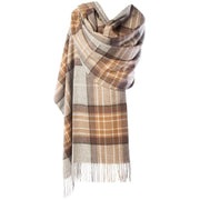 Edinburgh Lambswool Stole Mackellar Natural - Heritage Of Scotland - MACKELLAR NATURAL