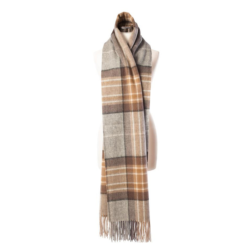 Edinburgh Lambswool Stole Mackellar Natural - Heritage Of Scotland - MACKELLAR NATURAL