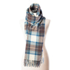 Edinburgh Lambswool Stole Stewart Muted Blue - Heritage Of Scotland - STEWART MUTED BLUE