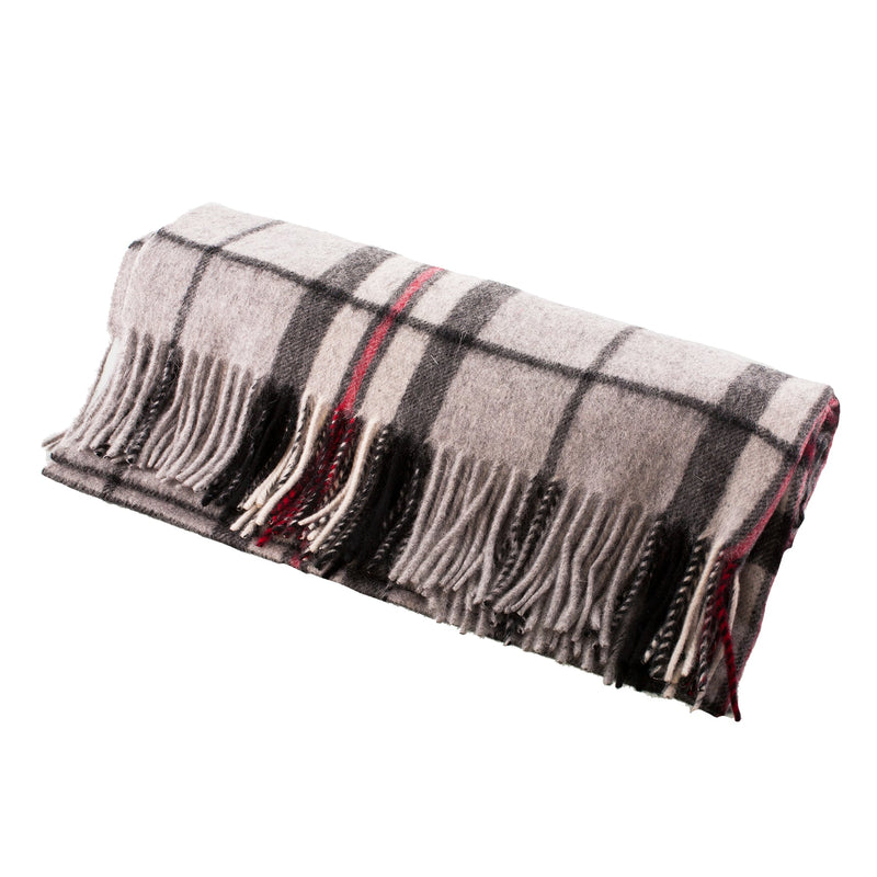 Edinburgh Lambswool Stole Thomson Grey - Heritage Of Scotland - THOMSON GREY