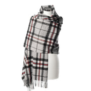 Edinburgh Lambswool Stole Thomson Grey - Heritage Of Scotland - THOMSON GREY