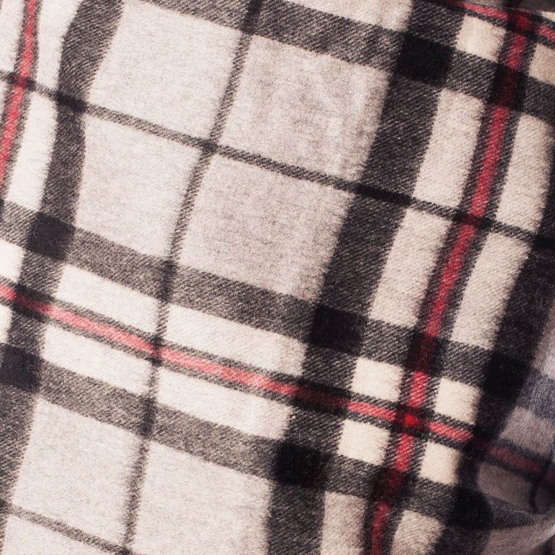 Edinburgh Lambswool Stole Thomson Grey - Heritage Of Scotland - THOMSON GREY