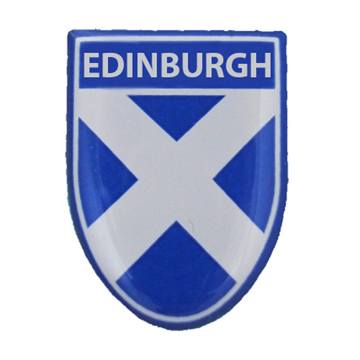 Edinburgh Saltire Sheild Pin Badge - Heritage Of Scotland - N/A