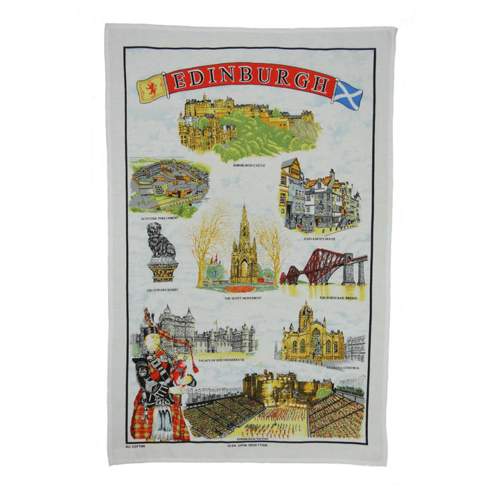 Edinburgh Tea Towel - Heritage Of Scotland - NA