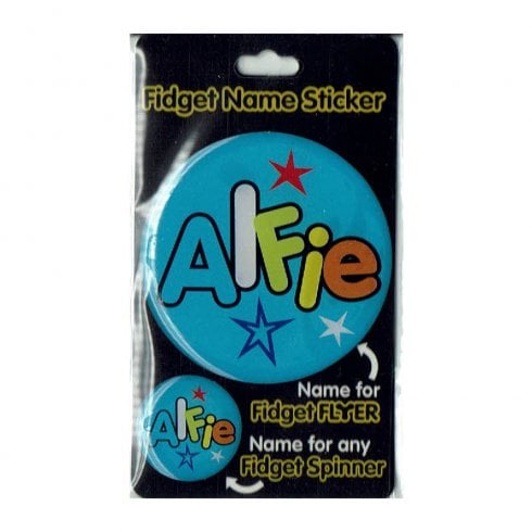 Fidget Flyer Name Stickers Alfie - Heritage Of Scotland - ALFIE