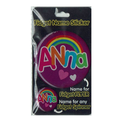Fidget Flyer Name Stickers Anna - Heritage Of Scotland - ANNA