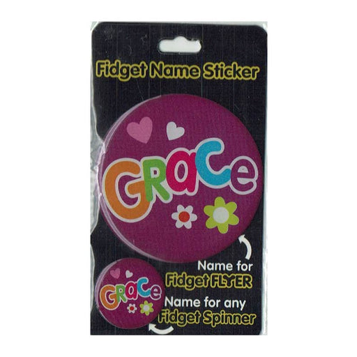 Fidget Flyer Name Stickers Grace - Heritage Of Scotland - GRACE