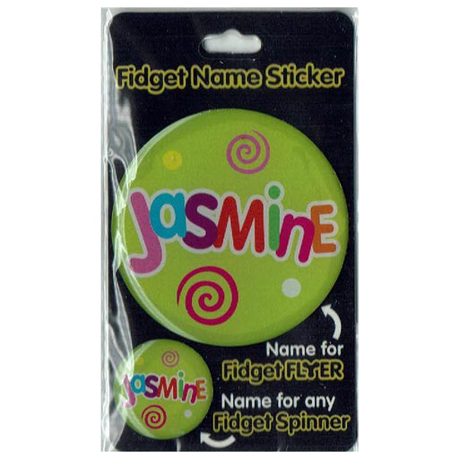 Fidget Flyer Name Stickers Jasmine - Heritage Of Scotland - JASMINE