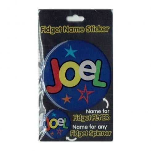 Fidget Flyer Name Stickers Joel - Heritage Of Scotland - JOEL