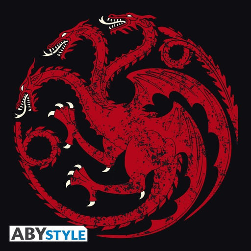 Game Of Thrones Tshirt Targaryen - Heritage Of Scotland - BLACK