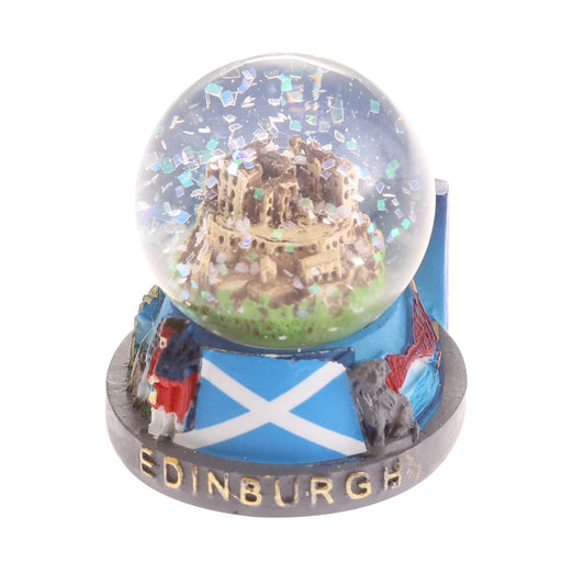 Gb Snowglobe Magnet Edinburgh - Heritage Of Scotland - EDINBURGH