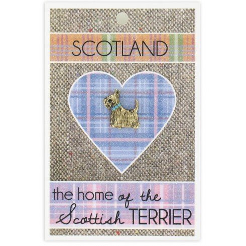 Gem Scottie Dog Pin Scottish Terrier - Heritage Of Scotland - N/A