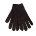 Gents Plain Lambswool Mix Glove Black - Heritage Of Scotland - BLACK