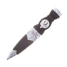 Gents Thistle Crest Imitation Sgian Dubh Chrome - Heritage Of Scotland - CHROME
