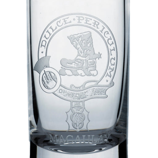 Glencairn Whisky Glass Macaulay - Heritage Of Scotland - MACAULAY