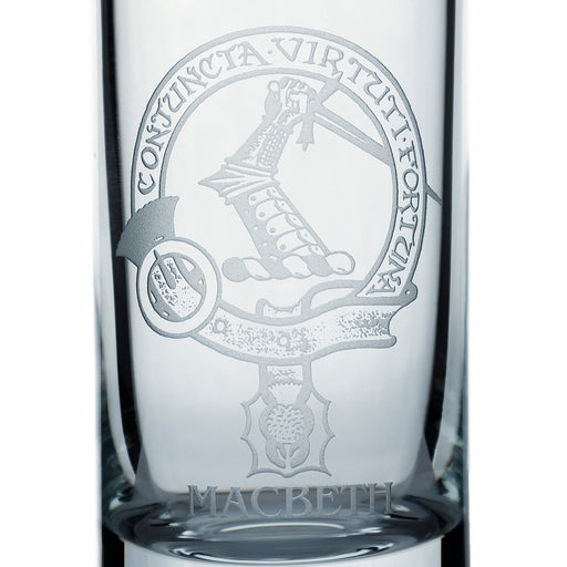 Glencairn Whisky Glass Macbeth - Heritage Of Scotland - MACBETH