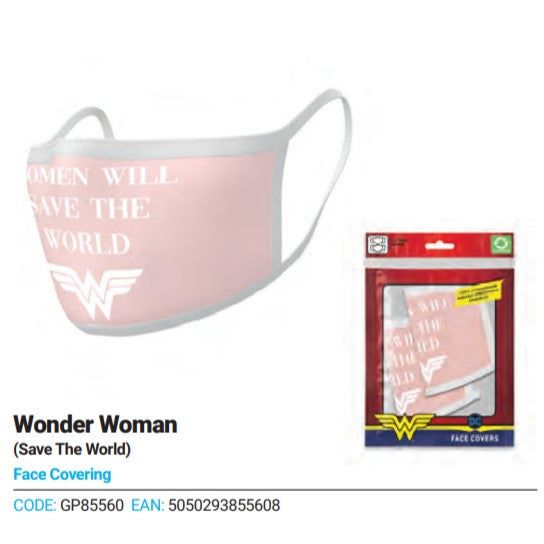 2er Pack Wonder Women Gesichtsbedeckung