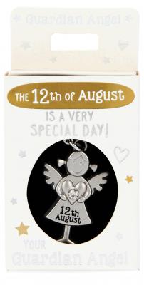 Guardian Angel Pendant 12. August - Heritage Of Scotland - 12. AUGUST