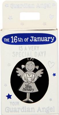 Guardian Angel Pendant 16. January - Heritage Of Scotland - 16. JANUARY