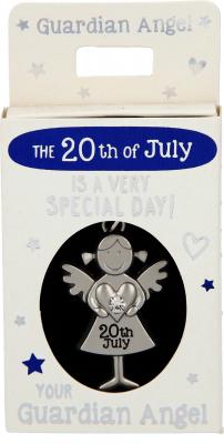 Guardian Angel Pendant 20. July - Heritage Of Scotland - 20. JULY