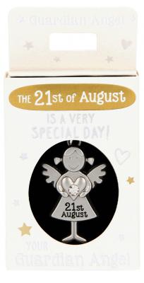 Guardian Angel Pendant 21. August - Heritage Of Scotland - 21. AUGUST