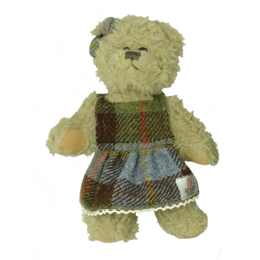 Harris Tweed Bear Girl Macleod Tartan - Heritage Of Scotland - MacLeod Tartan