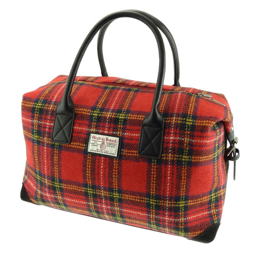 Harris Tweed Esk Overnight Bag Royal Stewart - Heritage Of Scotland - ROYAL STEWART