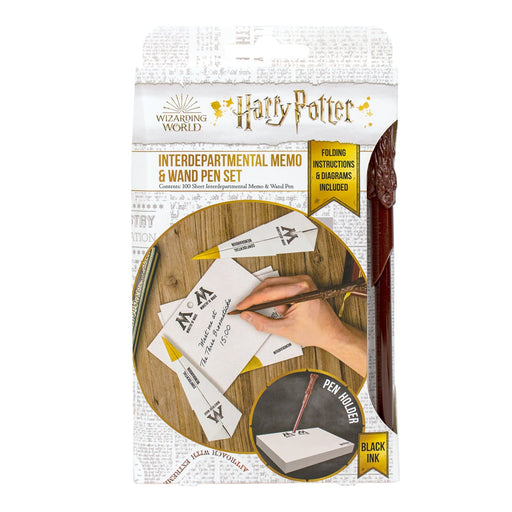 Harry Potter Memo & Wand Pen Set - Heritage Of Scotland - NA