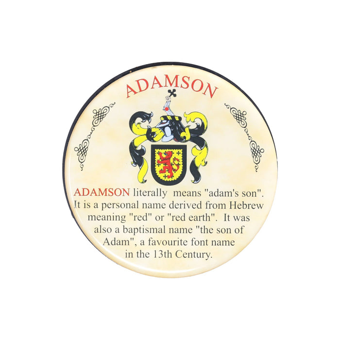 Heraldic Coaster Adamson - Heritage Of Scotland - ADAMSON