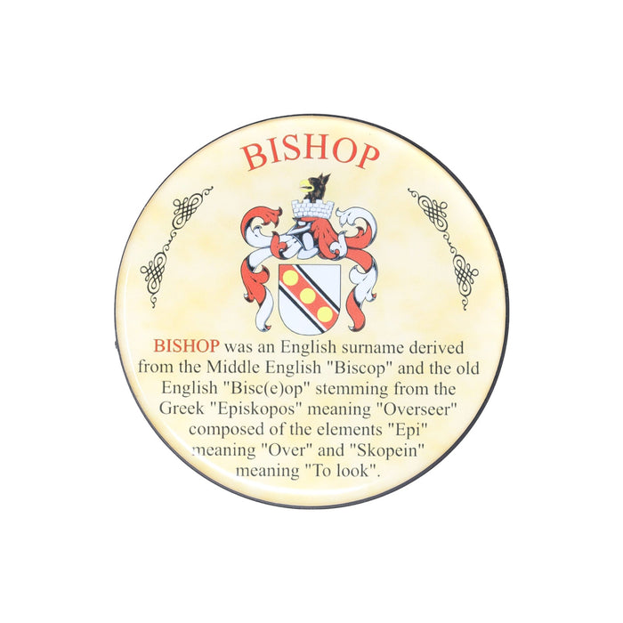 Heraldic Coaster Bishop - Heritage Of Scotland - BISHOP
