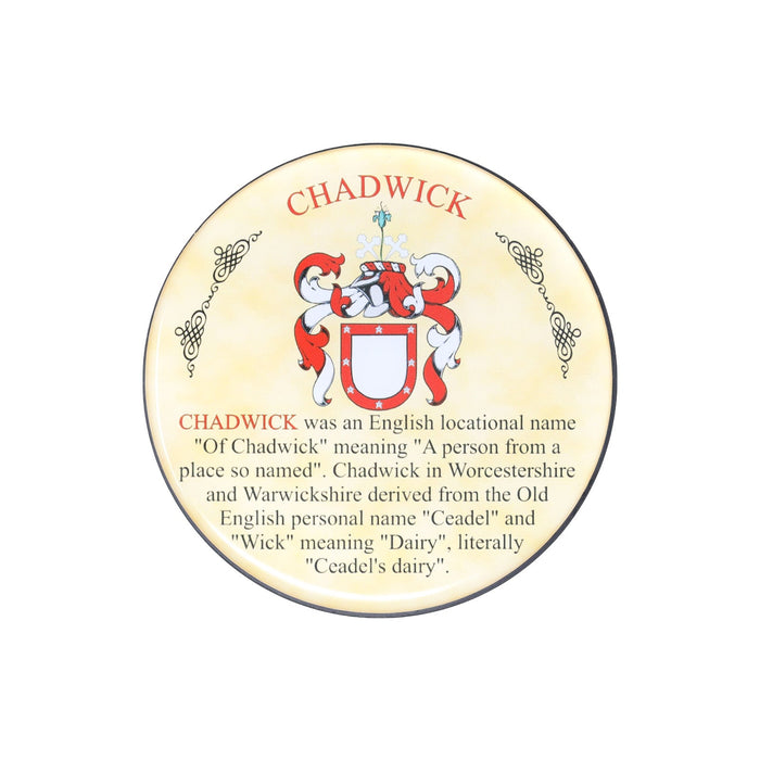 Heraldic Coaster Chadwick - Heritage Of Scotland - CHADWICK