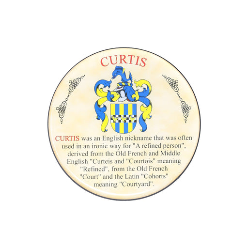 Heraldic Coaster Curtis - Heritage Of Scotland - CURTIS