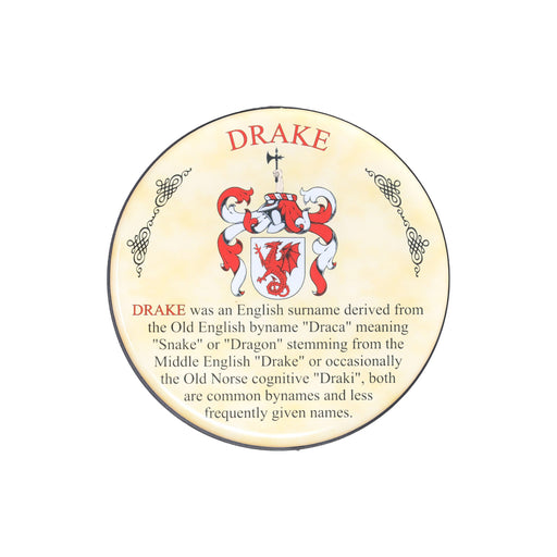 Heraldic Coaster Drake - Heritage Of Scotland - DRAKE