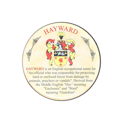 Heraldic Coaster Hayward - Heritage Of Scotland - HAYWARD