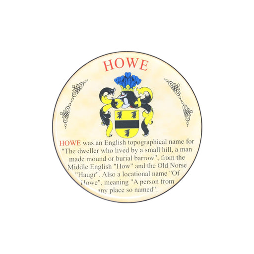 Heraldic Coaster Howe - Heritage Of Scotland - HOWE