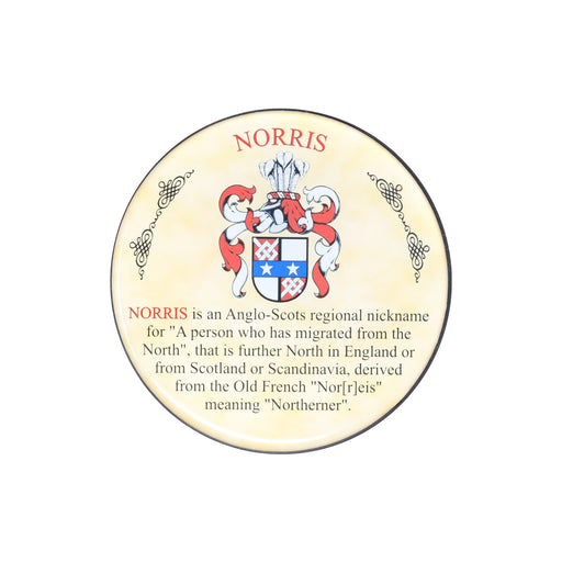 Heraldic Coaster Norris - Heritage Of Scotland - NORRIS