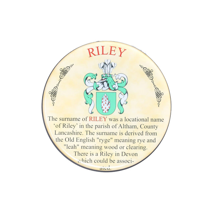 Heraldic Coaster Riley - Heritage Of Scotland - RILEY