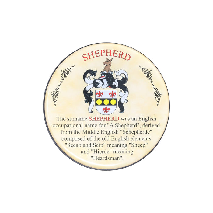 Heraldic Coaster Shepherd - Heritage Of Scotland - SHEPHERD