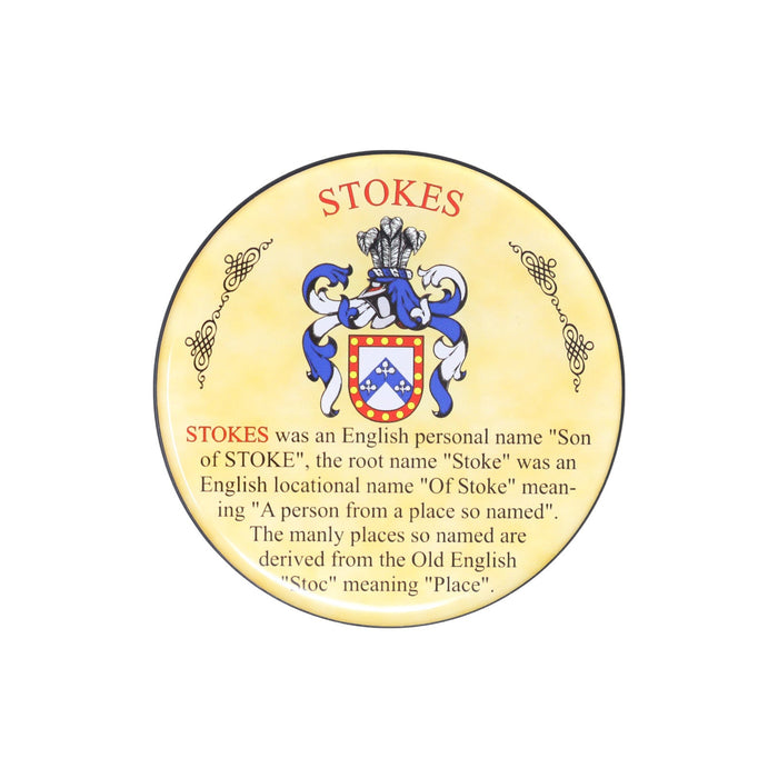 Heraldic Coaster Stokes - Heritage Of Scotland - STOKES