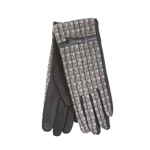 Heritage Coco Tweed Glove - Heritage Of Scotland - BLACK