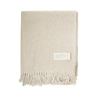 Herringbone Blanket Sand Beige/Natural - Heritage Of Scotland - SAND BEIGE/NATURAL