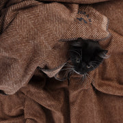 Herringbone Pet Blanket Chestnut Brown - Heritage Of Scotland - CHESTNUT BROWN