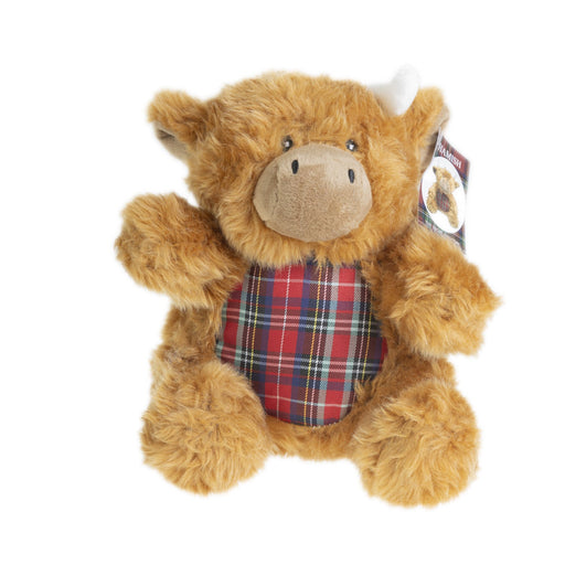 Highland Cow With Tartan Tummy - Heritage Of Scotland - BROWN